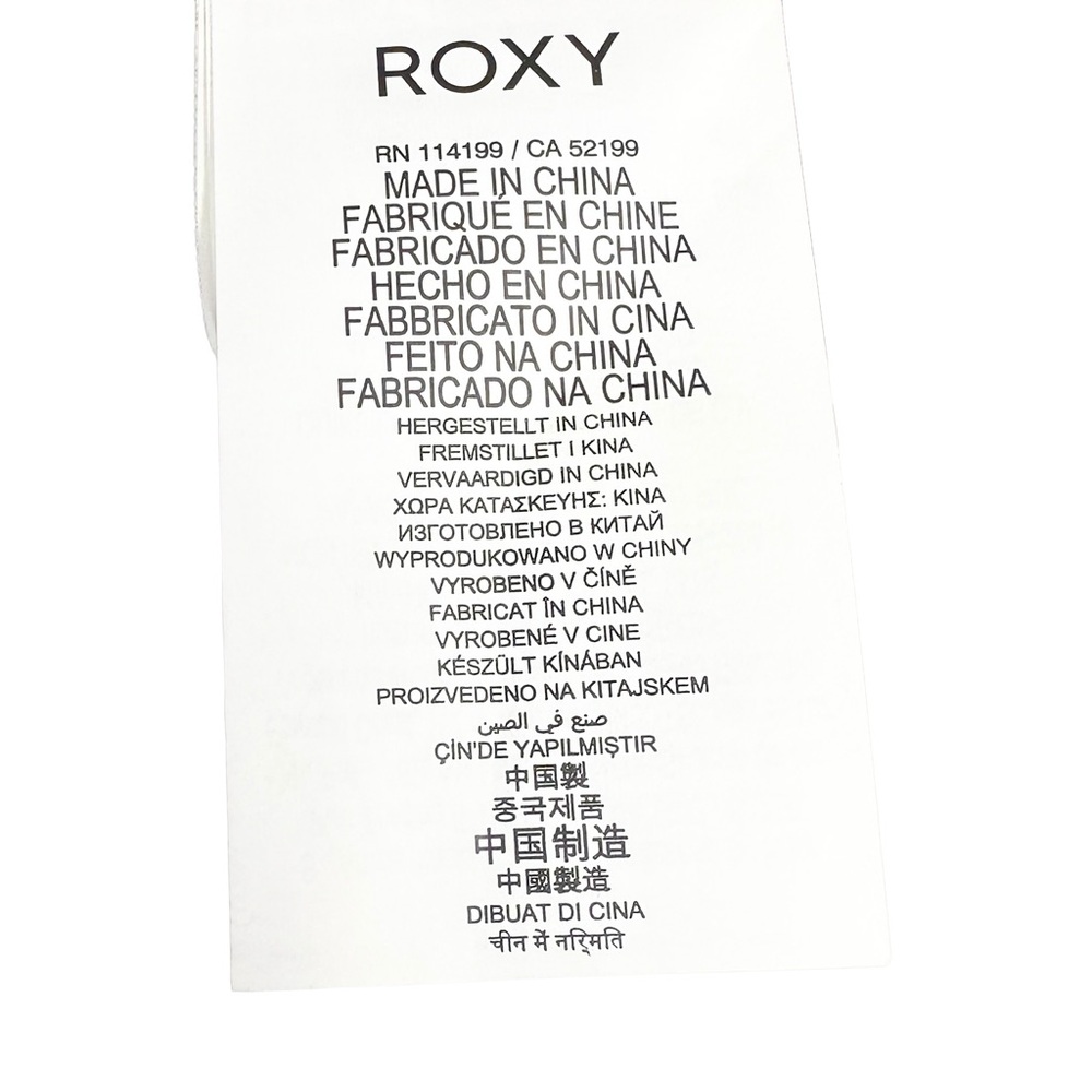 Roxy Black and Gray Floral Ski Jacket - Picture 10 of 11